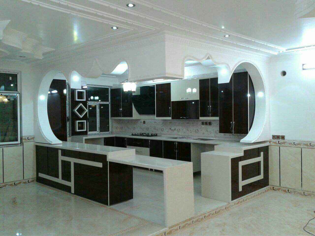 اپن آشپزخانه گچی دو بر